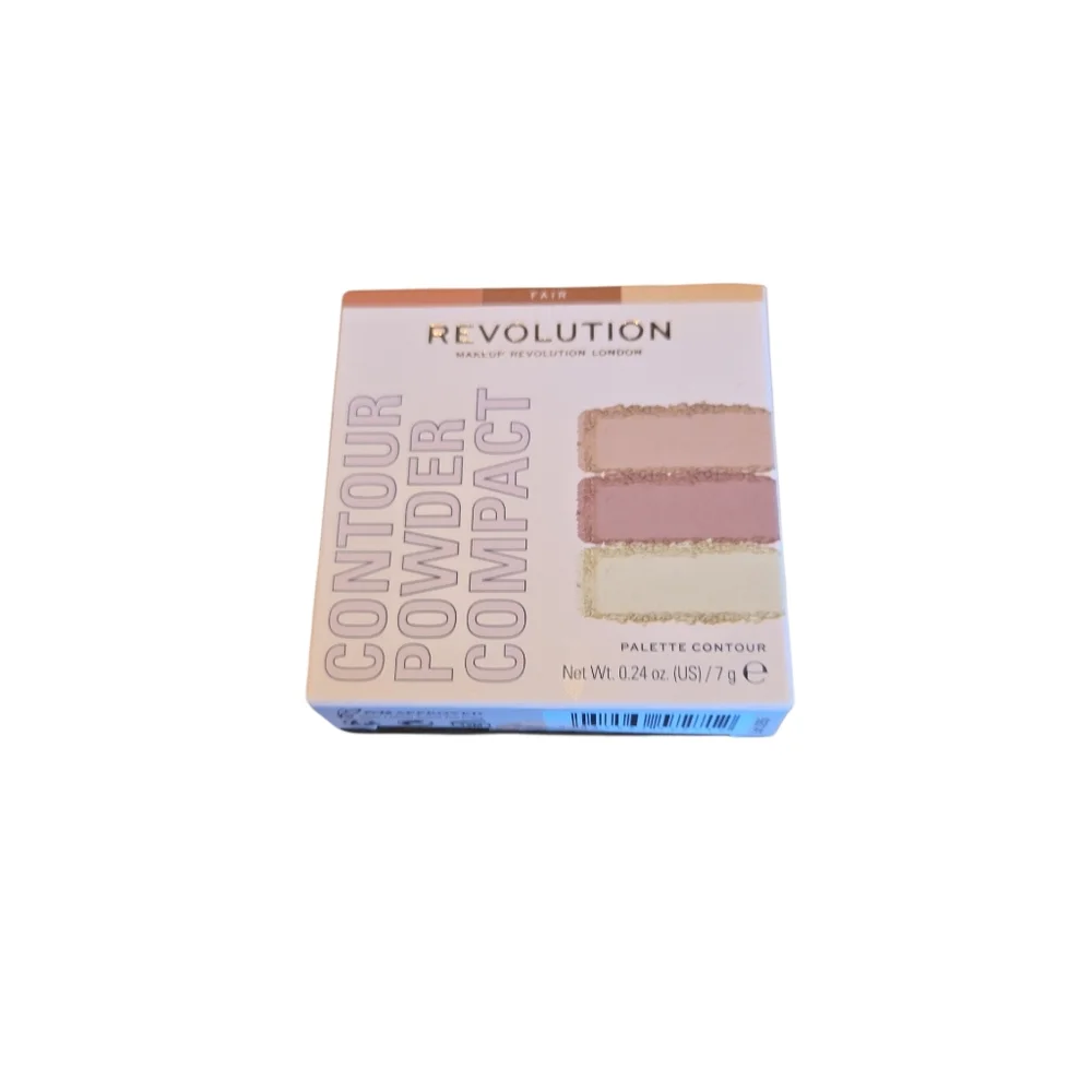NIP Revolution Contour Powder Compact Palette Fair 7g Tan Rose Champagne